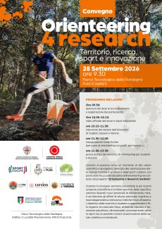 Locandina "Orienteering 4 research: Territorio, ricerca, sport e innovazione" – 28 SETTEMBRE 2026